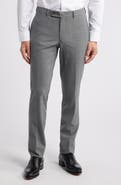 Jack Victor Patrick Flat Front Stretch Wool Dress Pants