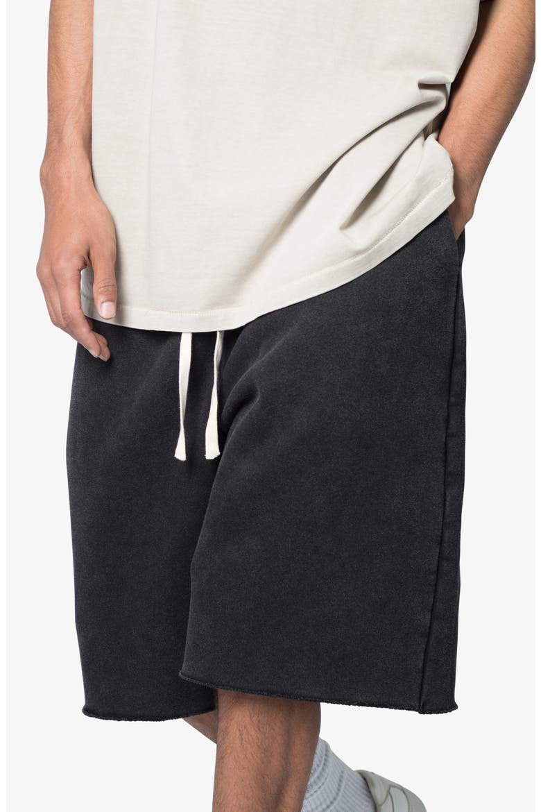 Ultra Baggy Sweat Shorts, Alternate, color, WASHED BLACK