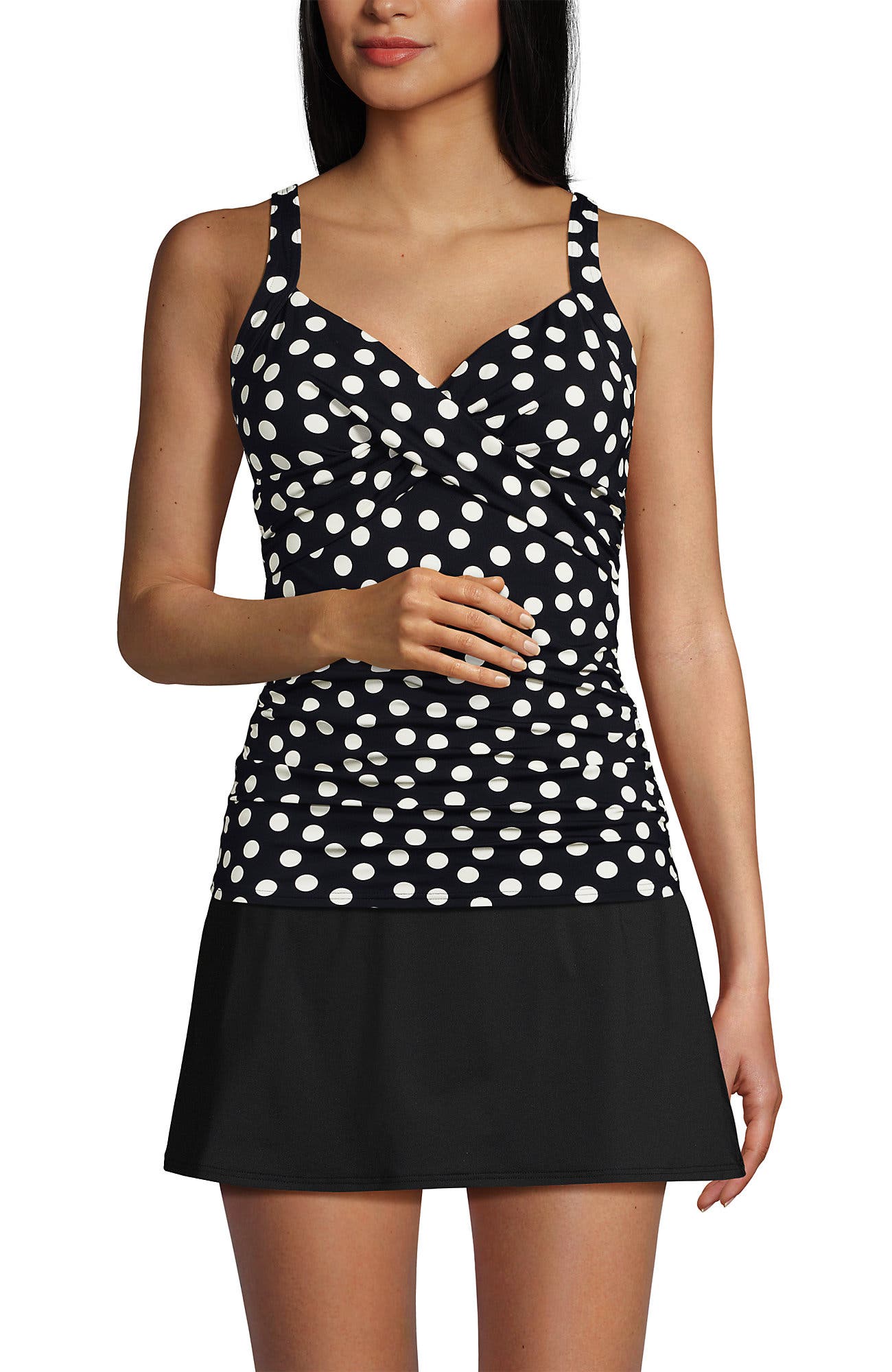 Black/Egret White Tossed Dots