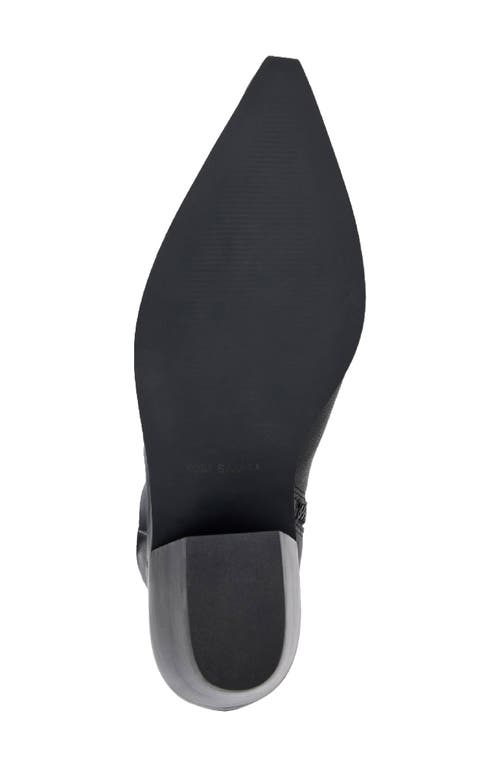 Yosi Samra Aston Pointed Cap Toe Bootie In Black