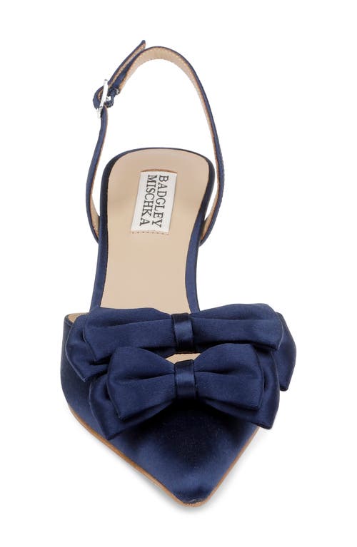Badgley Mischka Collection Giovanna Slingback Pointed Toe Pump