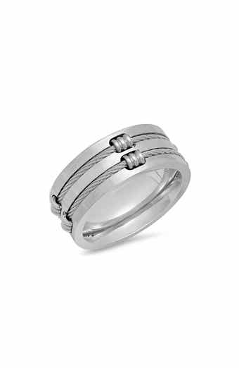 Men's Wire Inlay Ring