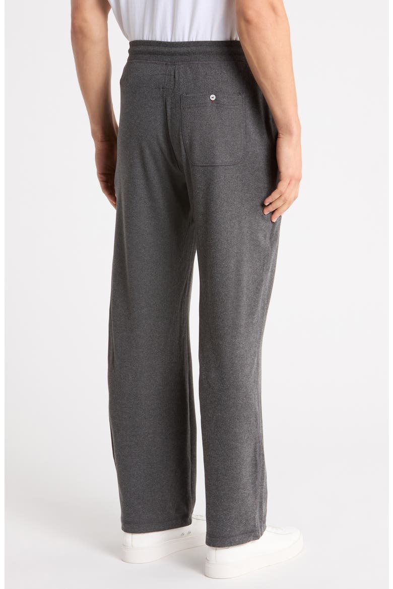 Heather Stripe Lounge Pants, Alternate, color, DARK GREY
