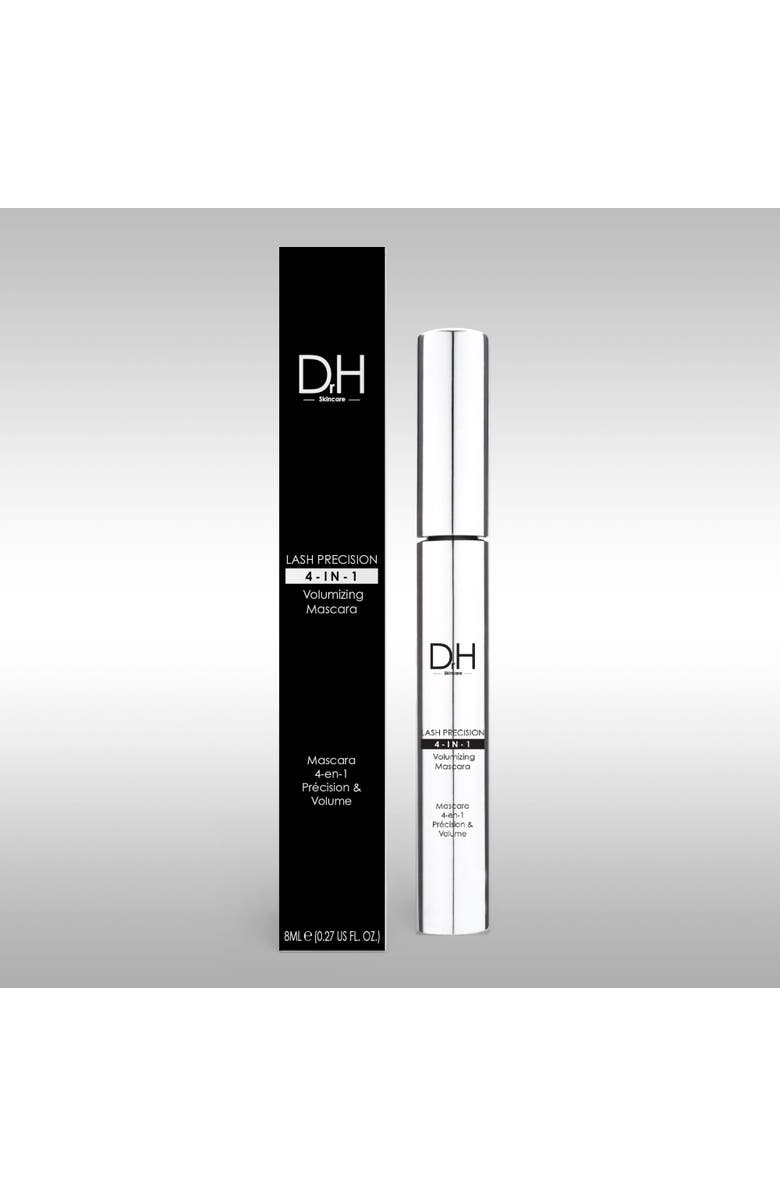 Dr H Lash Precision 4-in-1 Volumising Mascara 8ml, Main, color, White