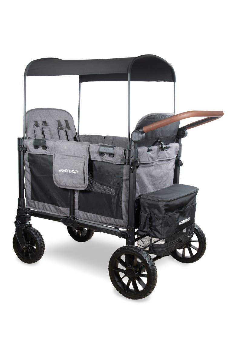 W4 Luxe Pro 4-Passenger Multifunctional Stroller Wagon, Alternate, color, GRAY