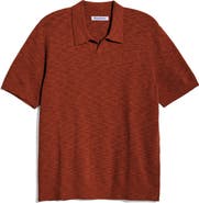 Tommy Bahama Santa Cruz Johnny Collar Slub Cotton Blend Polo