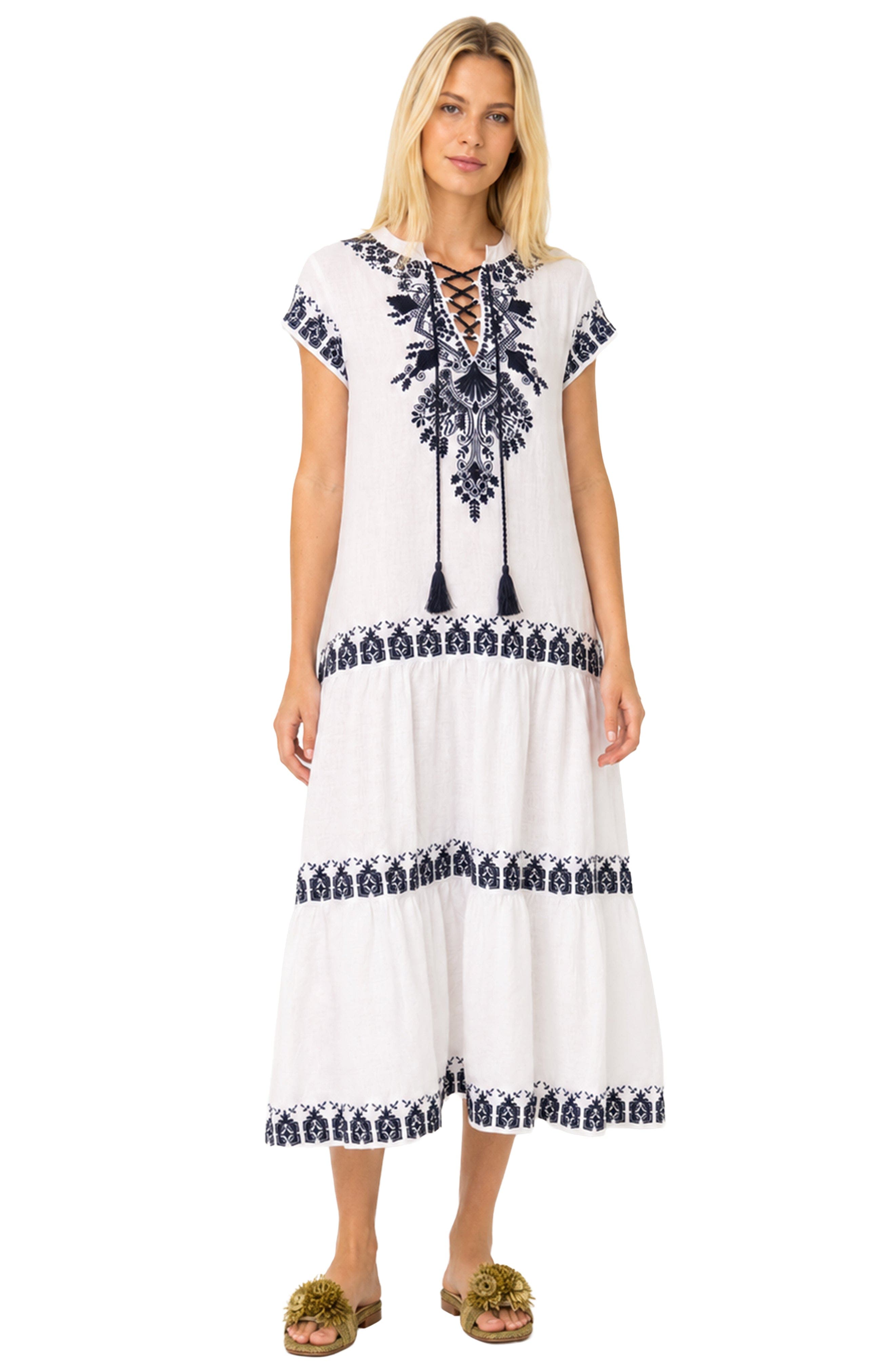 selected White & Navy