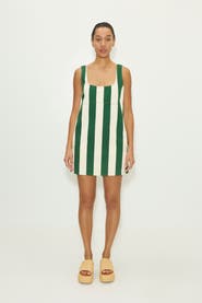 SIMONMILLER Sahara Printed Denim Dress