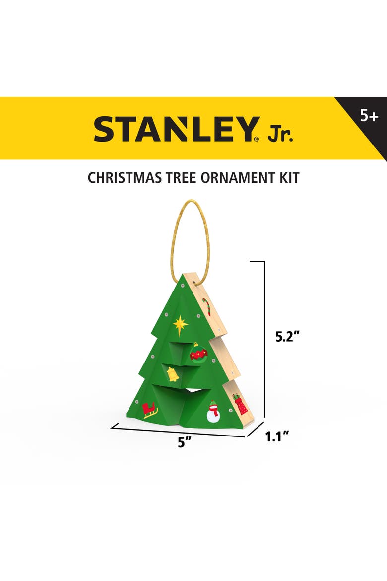 Easy Build Christmas Tree Ornament Kit, Holiday Gift Christmas Edition, Alternate, color, Multi color