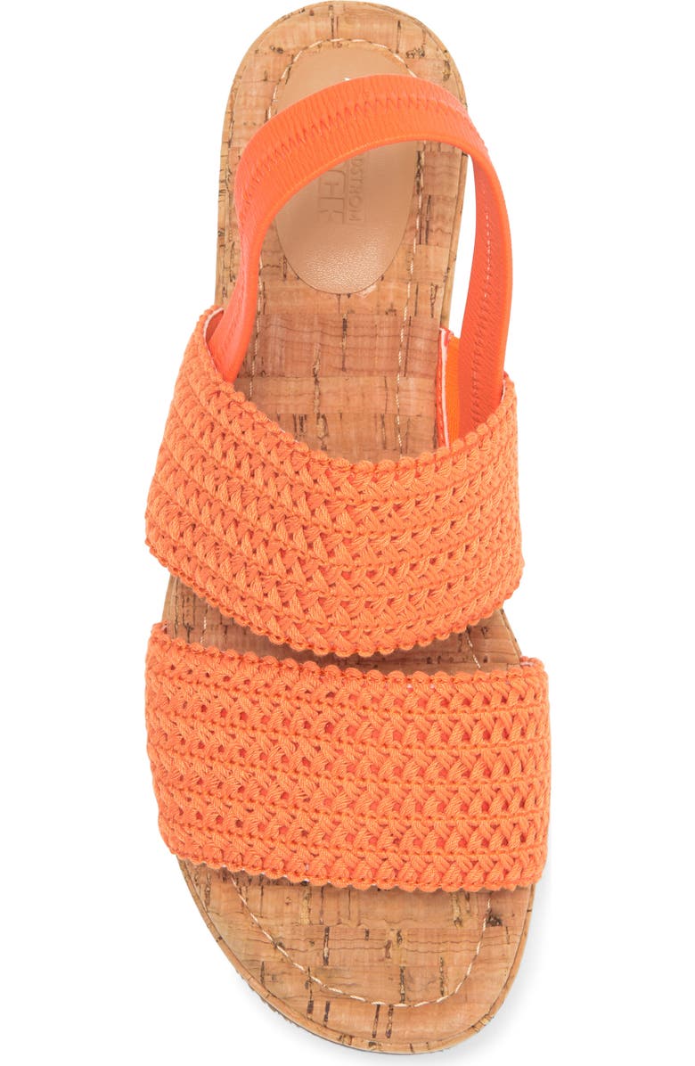 Cassie Platform Wedge Slingback Sandal