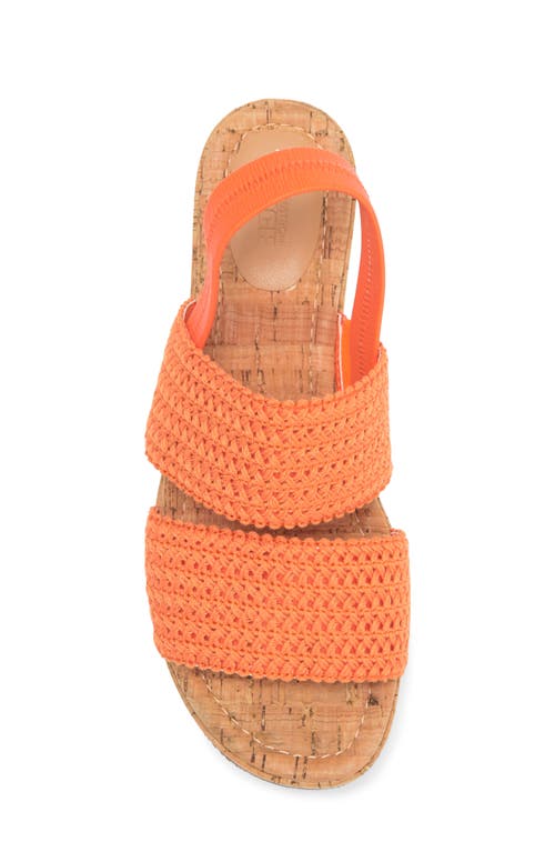 NORDSTROM RACK NORDSTROM RACK CASSIE PLATFORM WEDGE SLINGBACK SANDAL 