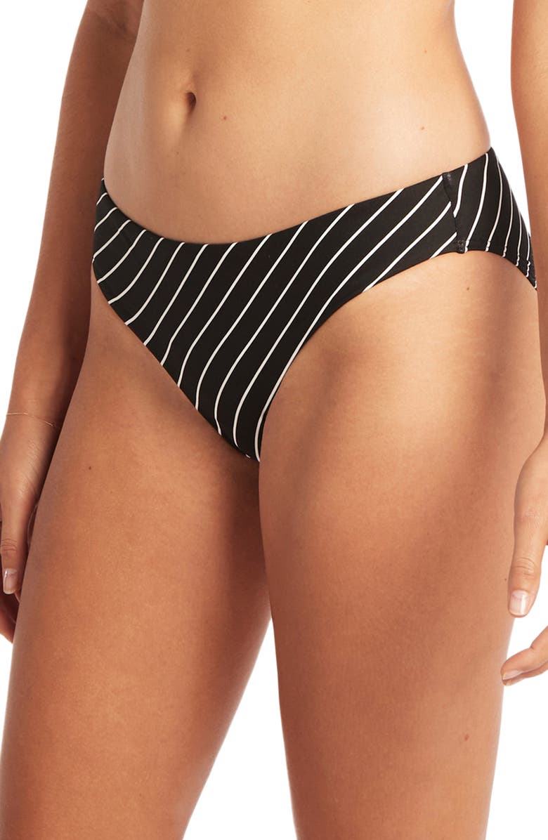 Sea Level Stripe Bikini Bottoms, Alternate, color, 