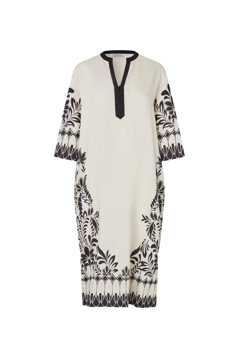 Manovalitha Fluid Drape Tunic Dress, Alternate, color, Black