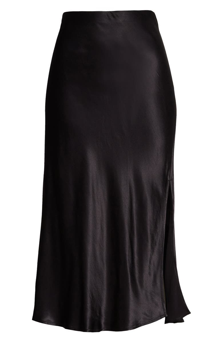 Rails Maya Satin Side Slit Skirt, Alternate, color,