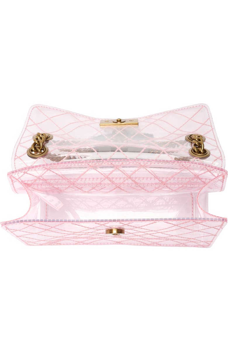 KG Kurt Geiger Mini Brixton Vinyl Convertible Shoulder Bag, Alternate, color, Light/ Pastel Pink