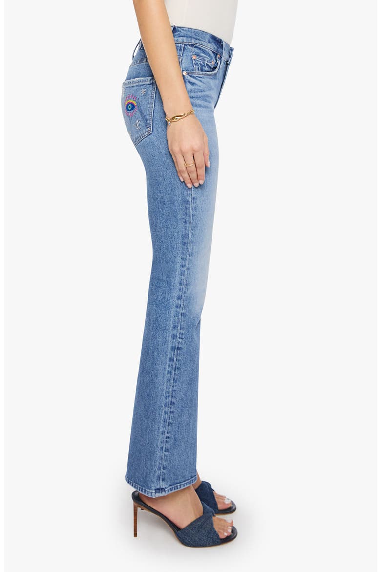 The Weekend High Waist Stretch Denim Bootcut Jeans, Alternate, color, EYE SEE YOU