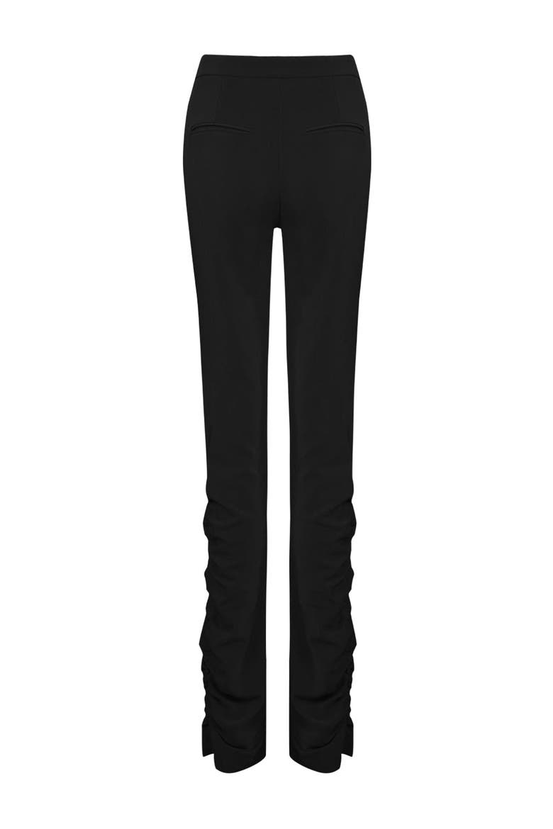 Wool Blend Your *Itch Draped Pant, Alternate, color, BLACK