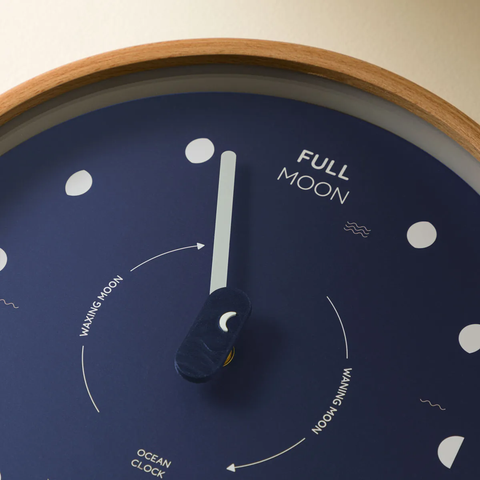 Monthly Moon Phase Clock by Ocean Clock