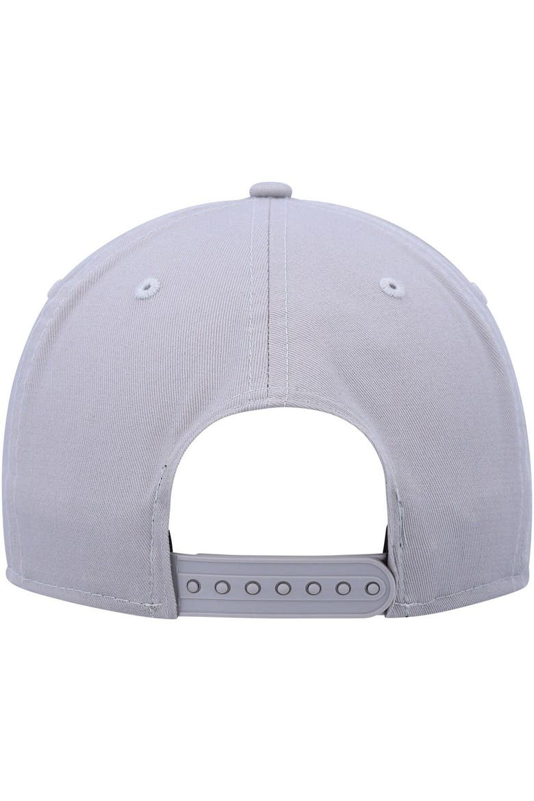 Men's New Era Gray Seattle Sounders FC Patch Golfer Adjustable Hat, Alternate, color, Gray