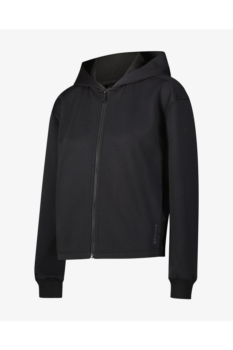 Women Juniper Hoodie, Alternate, color, Black