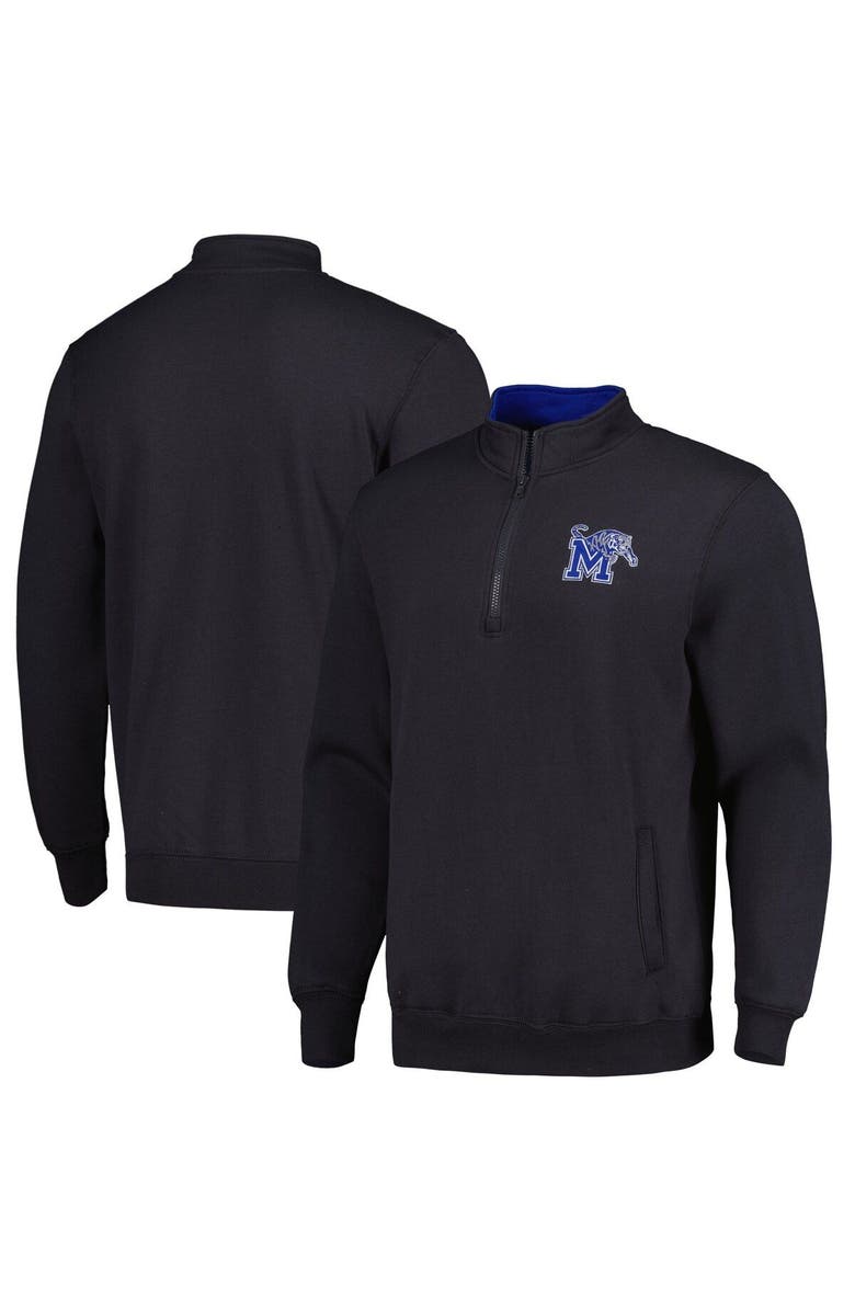 COLOSSEUM Men's Colosseum Charcoal Memphis Tigers Tortugas Logo Quarter-Zip Jacket, Main, color, Charcoal