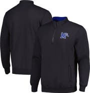 COLOSSEUM Men's Colosseum Charcoal Memphis Tigers Tortugas Logo Quarter-Zip Jacket