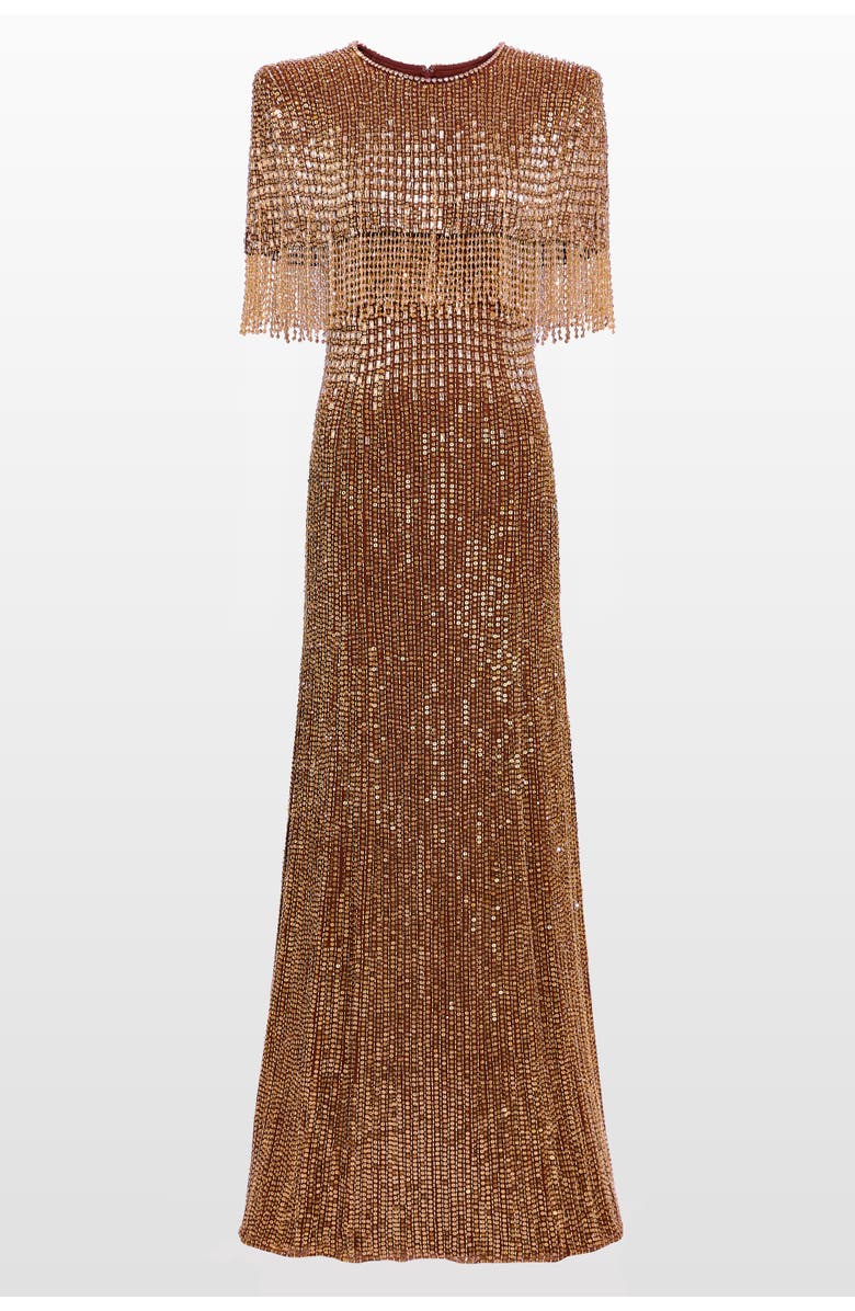 Jenny Packham Lyla Gown, Main, color, Bronze
