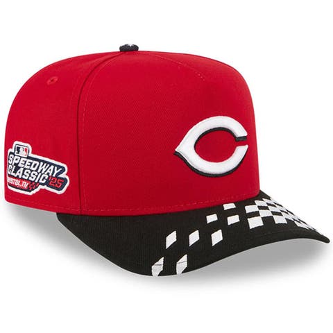Men's New Era Red/Black Cincinnati Reds 2025 MLB Speedway Classic A-Frame 59FIFTY Fitted Hat