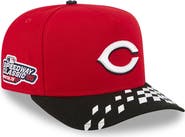 New Era Men's New Era Red/Black Cincinnati Reds 2025 MLB Speedway Classic A-Frame 59FIFTY Fitted Hat