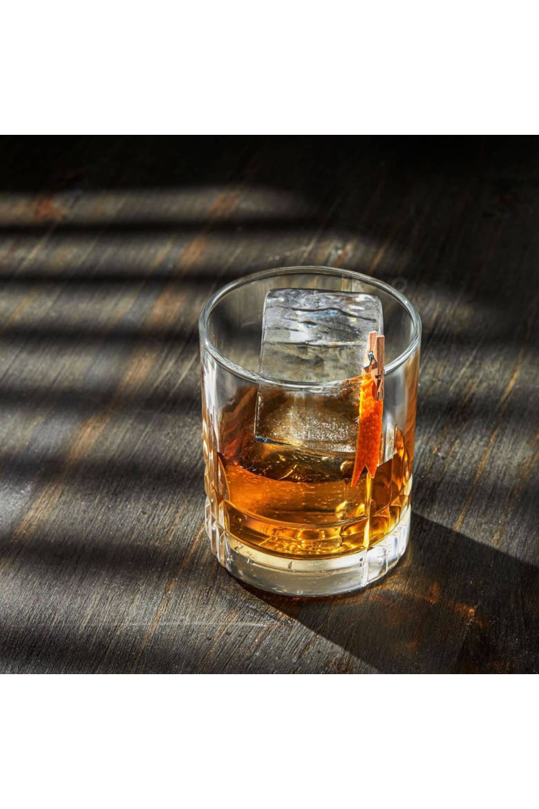 Crystal Clear Ice Cube Maker Mold - Eight 2" Square Ice Cubes, Alternate, color, Clear
