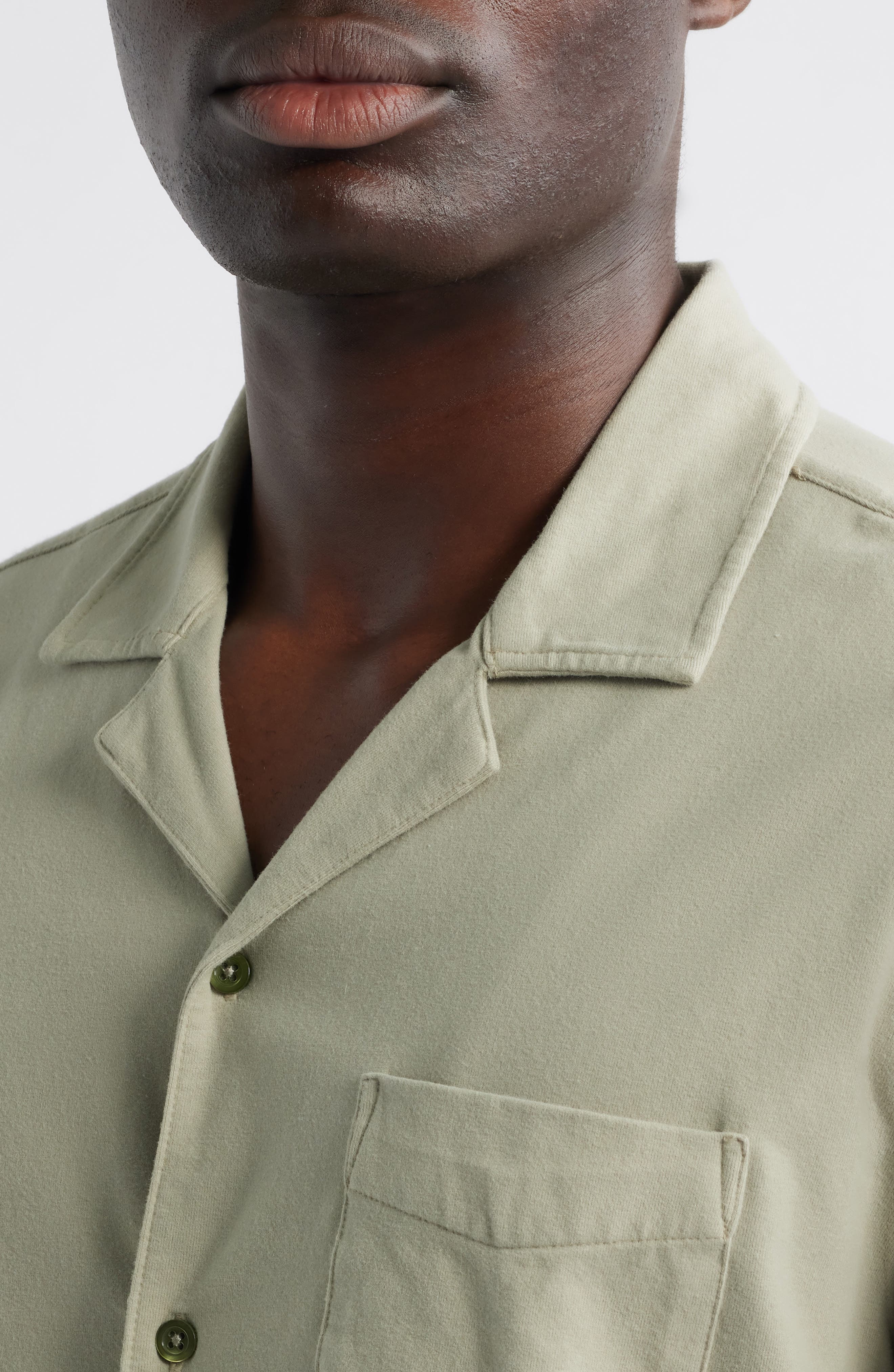 Flint Stretch Cotton Camp Shirt