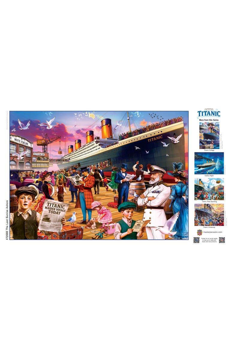Last Sunrise Ashore 1000 Piece Puzzle, Alternate, color, Multicolor