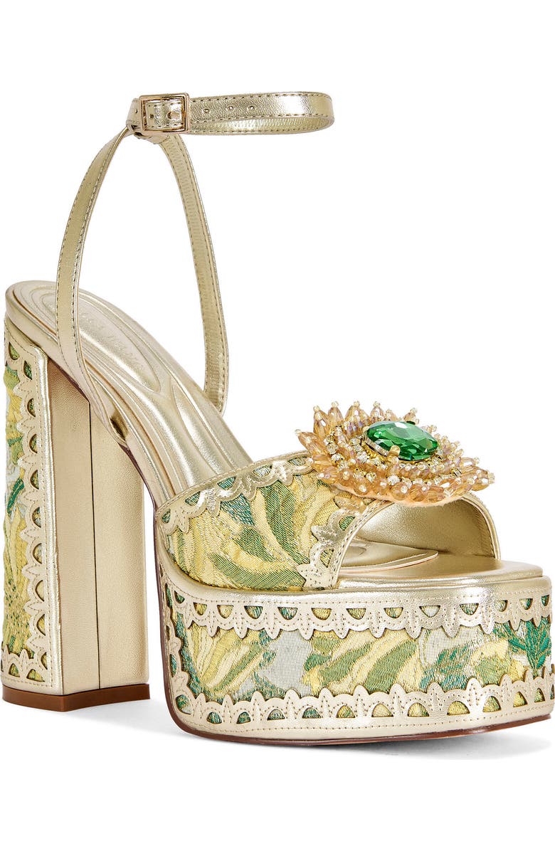 AZALEA WANG Wenda Platform Ankle Strap Sandal, Main, color,