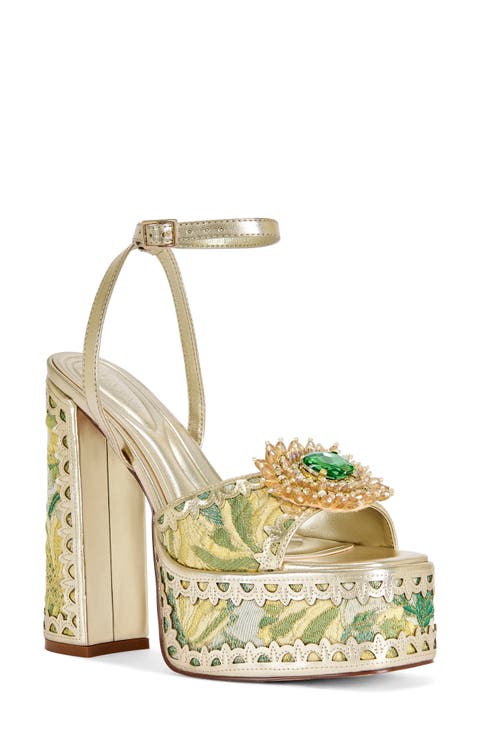 Wenda Platform Ankle Strap Sandal (Women)