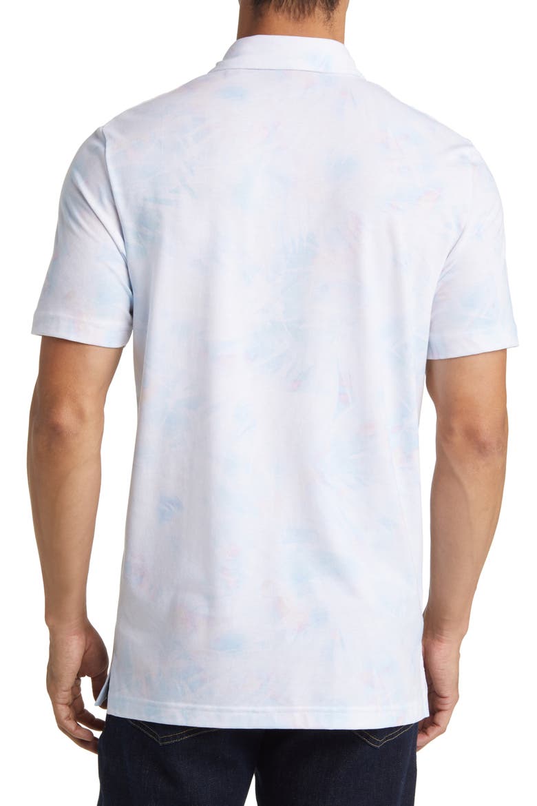 All Tied Up Tie Dye Polo, Alternate, color, WHITE