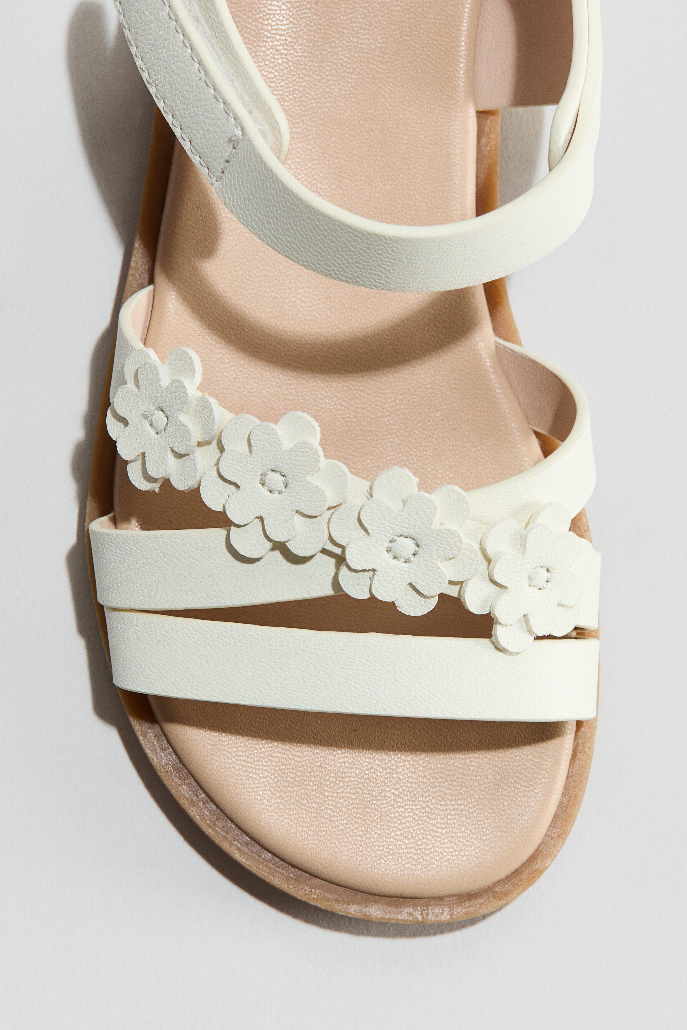Sandals, Alternate, color, White