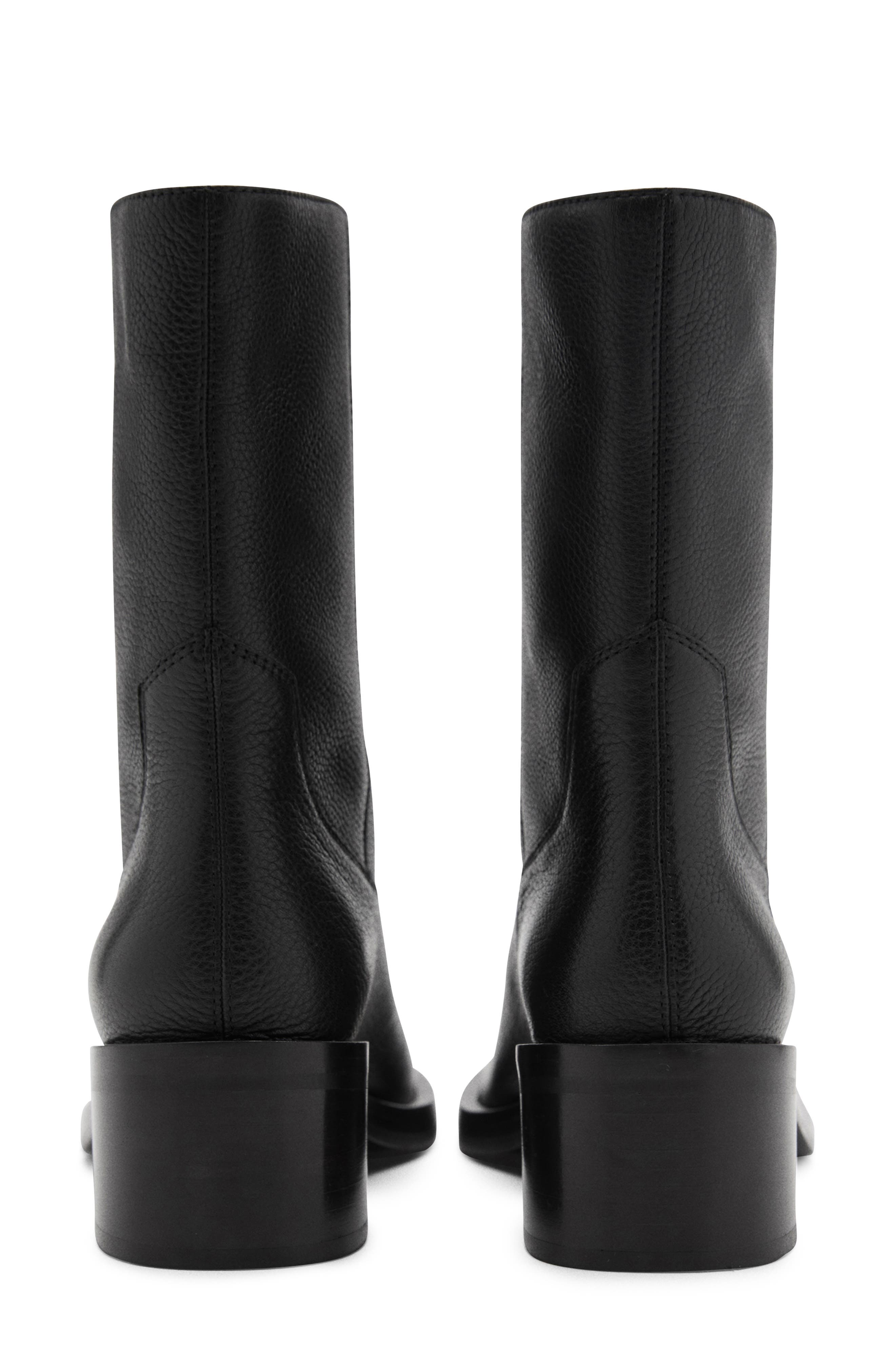 MANGO Square Toe Boot, Alternate, color, 