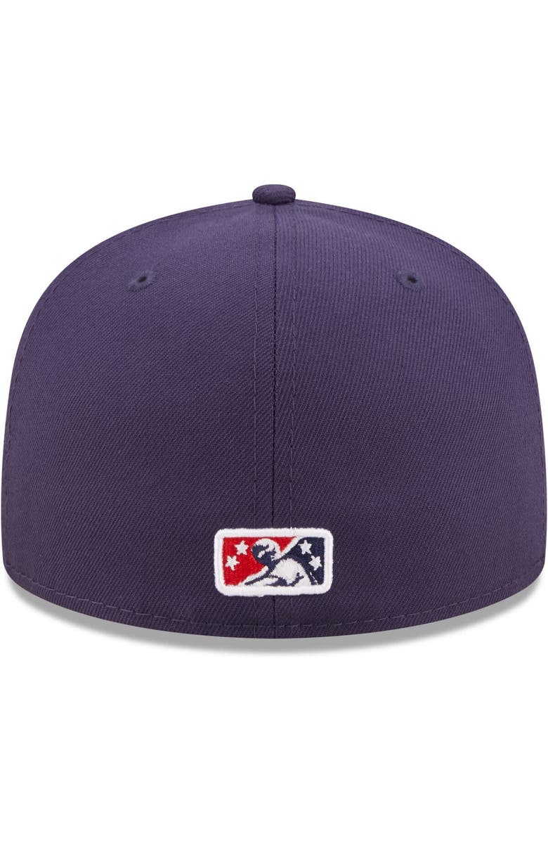 New Era Men's New Era Navy Spokane Indians Authentic Collection 59FIFTY Fitted Hat, Alternate, color, 