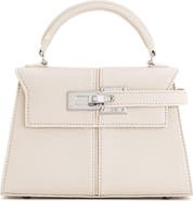 JW PEI Elise Faux Leather Top Handle Bag