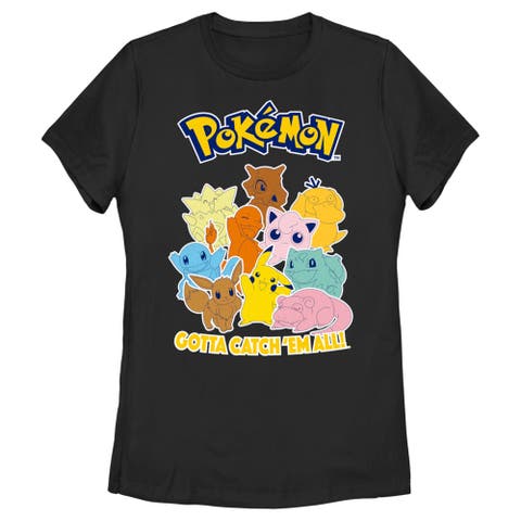Women's Gotta Catch 'em All Group Short Sleeve Graphic T-shirt