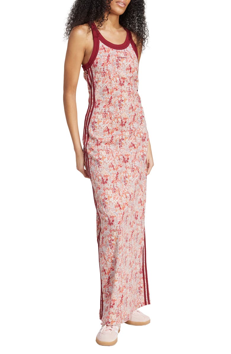 adidas Originals x Liberty London Racerback Maxi Dress, Alternate, color, 