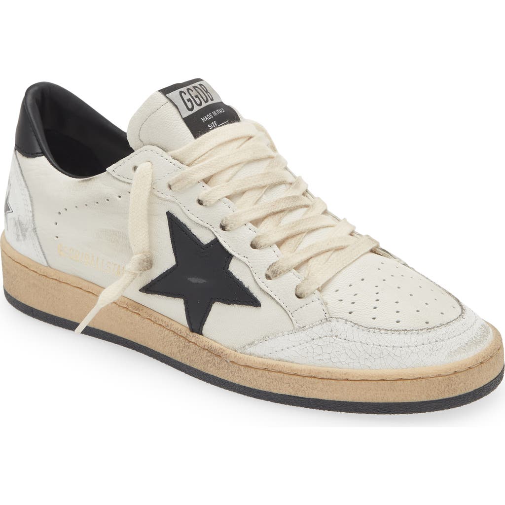 Golden Goose Ball Star Sneaker in White/black at Nordstrom, Size 37