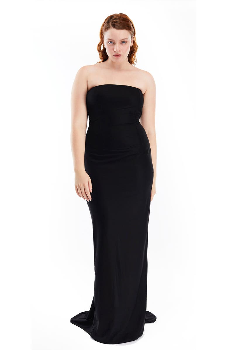 Mother of All Amaya Dress, Alternate, color, Black