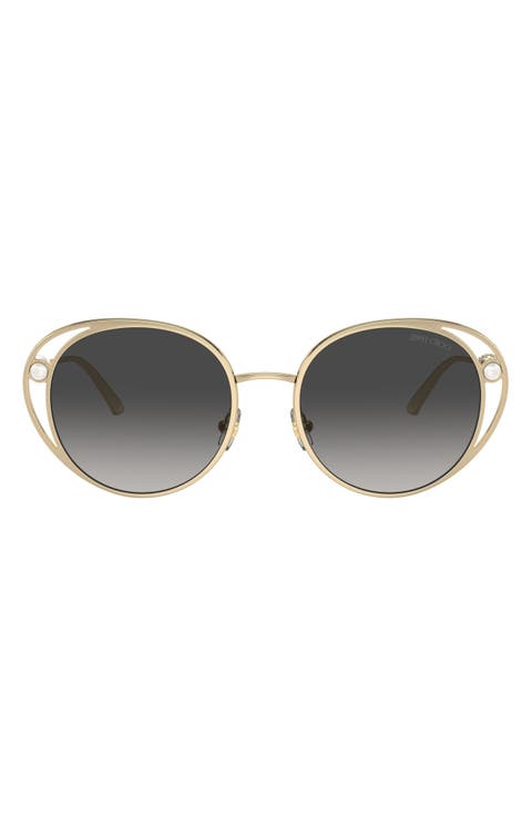 53mm Oval Sunglasses