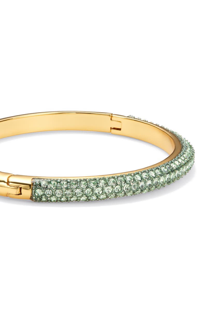 Kurt Geiger London Pavé Crystal Dome Bangle, Alternate, color, Green