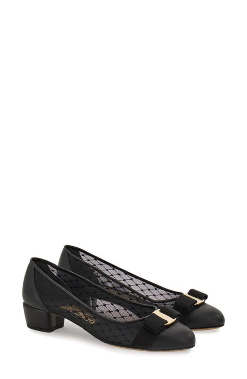 Ferragamo Vara Pump In Nero