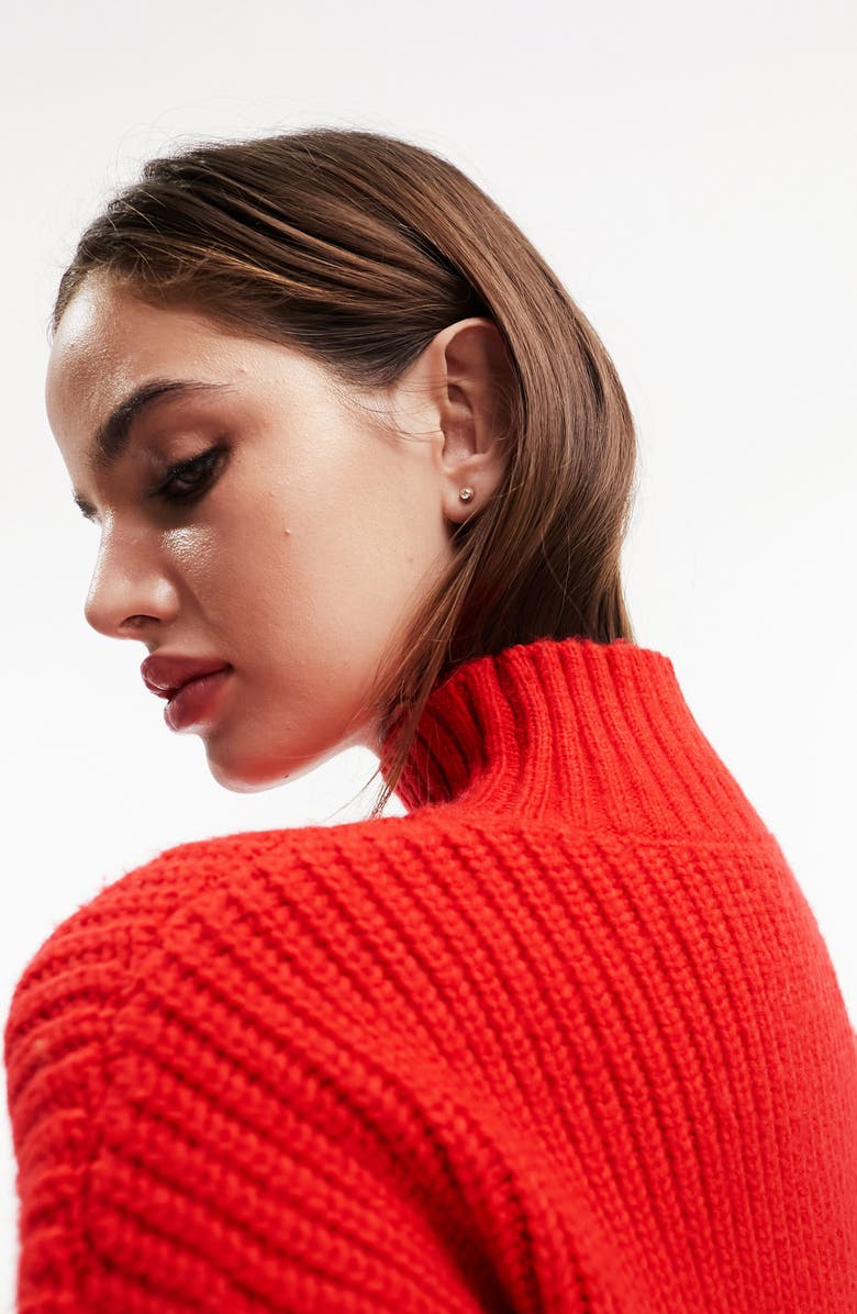 ASOS DESIGN Chunky Rib Turtleneck Sweater, Alternate, color,
