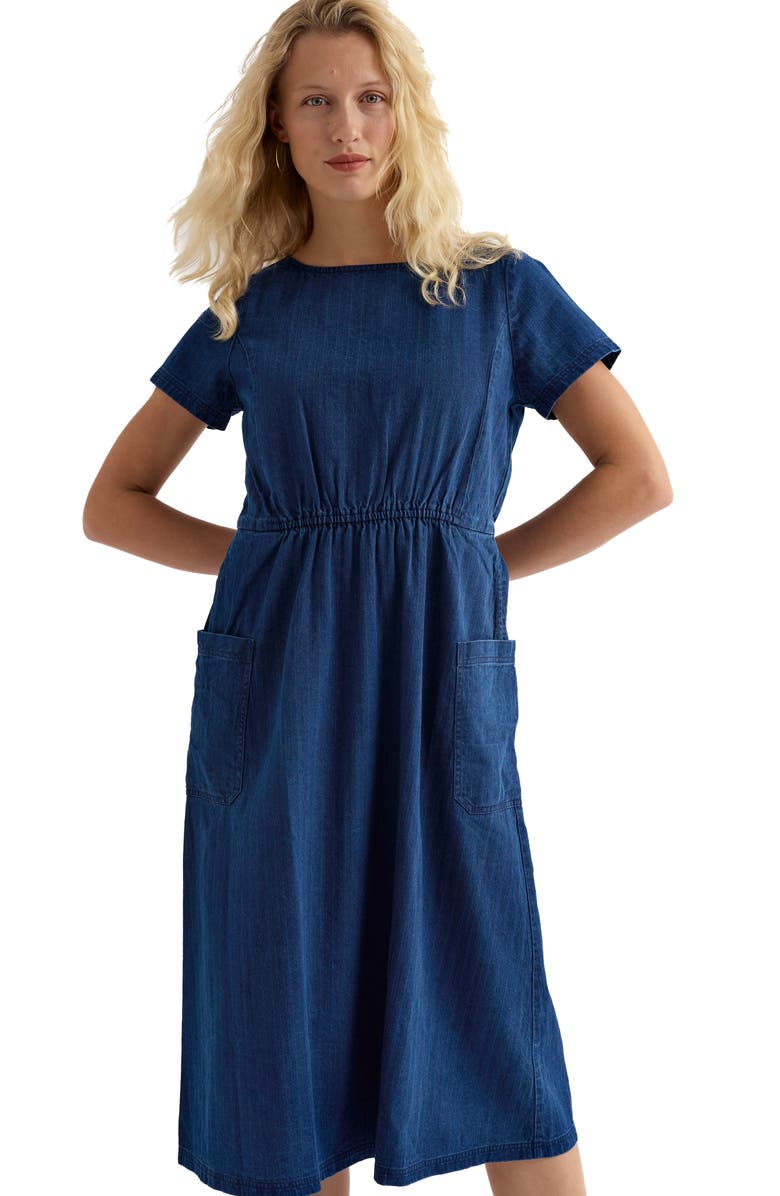 Seasalt Cornwall Haneth Organic Cotton Midi Dress, Alternate, color,