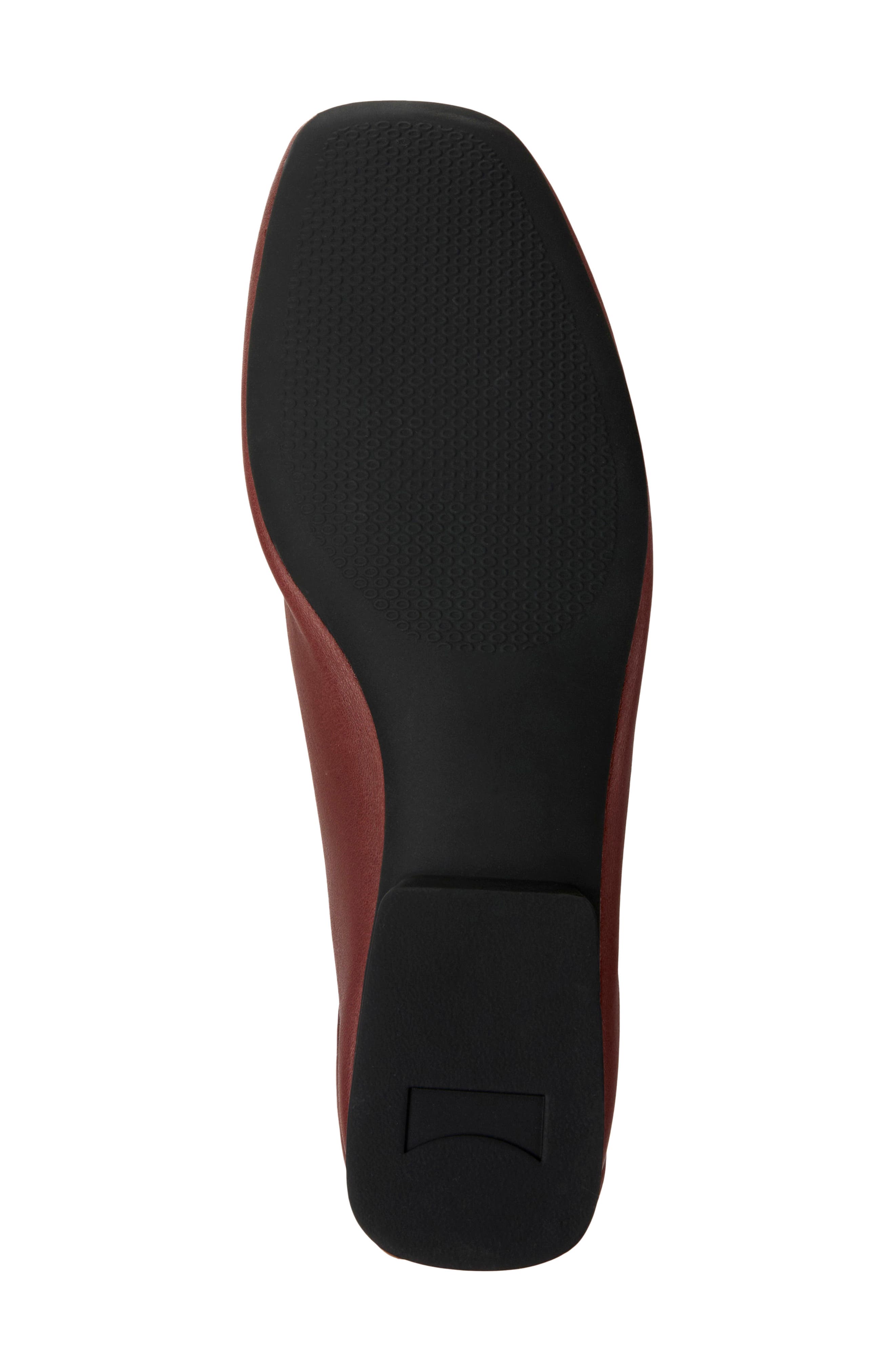 Casi Myra Ballerina Flat, Alternate, color, BURGUNDY