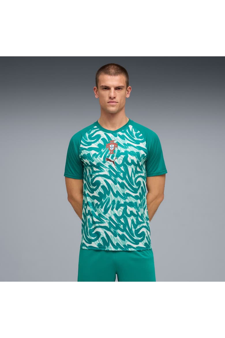 Men's Puma Green Portugal National Team Pre-Match Jersey, Main, color, Green